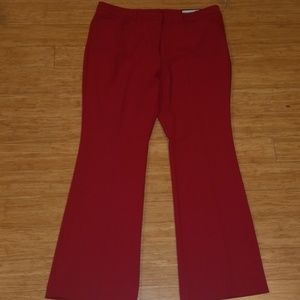NWT Worthington Red Pants